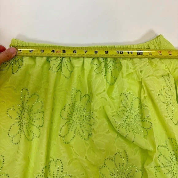 For Love and Lemons Anna Maxi Dress in Green Size M - Picture 11 of 16